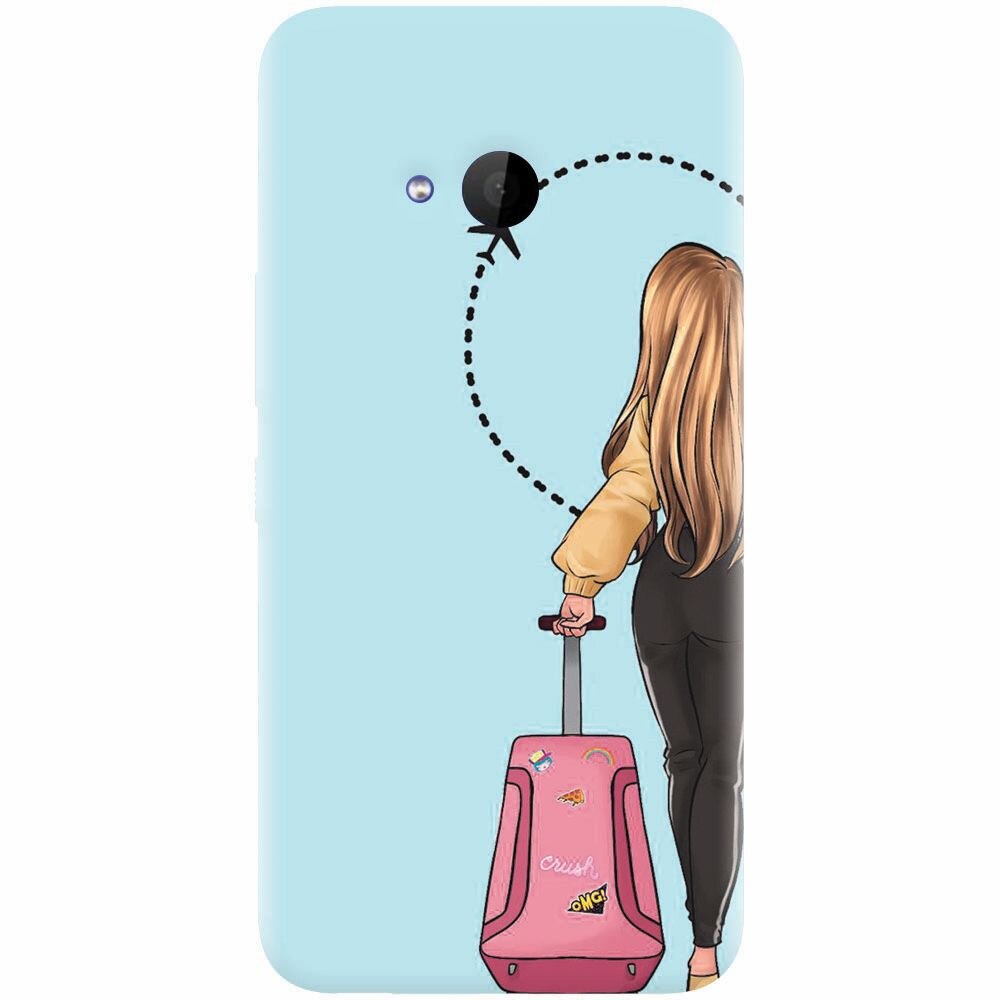 Husa silicon pentru Htc U 11 Life, Travel Girl