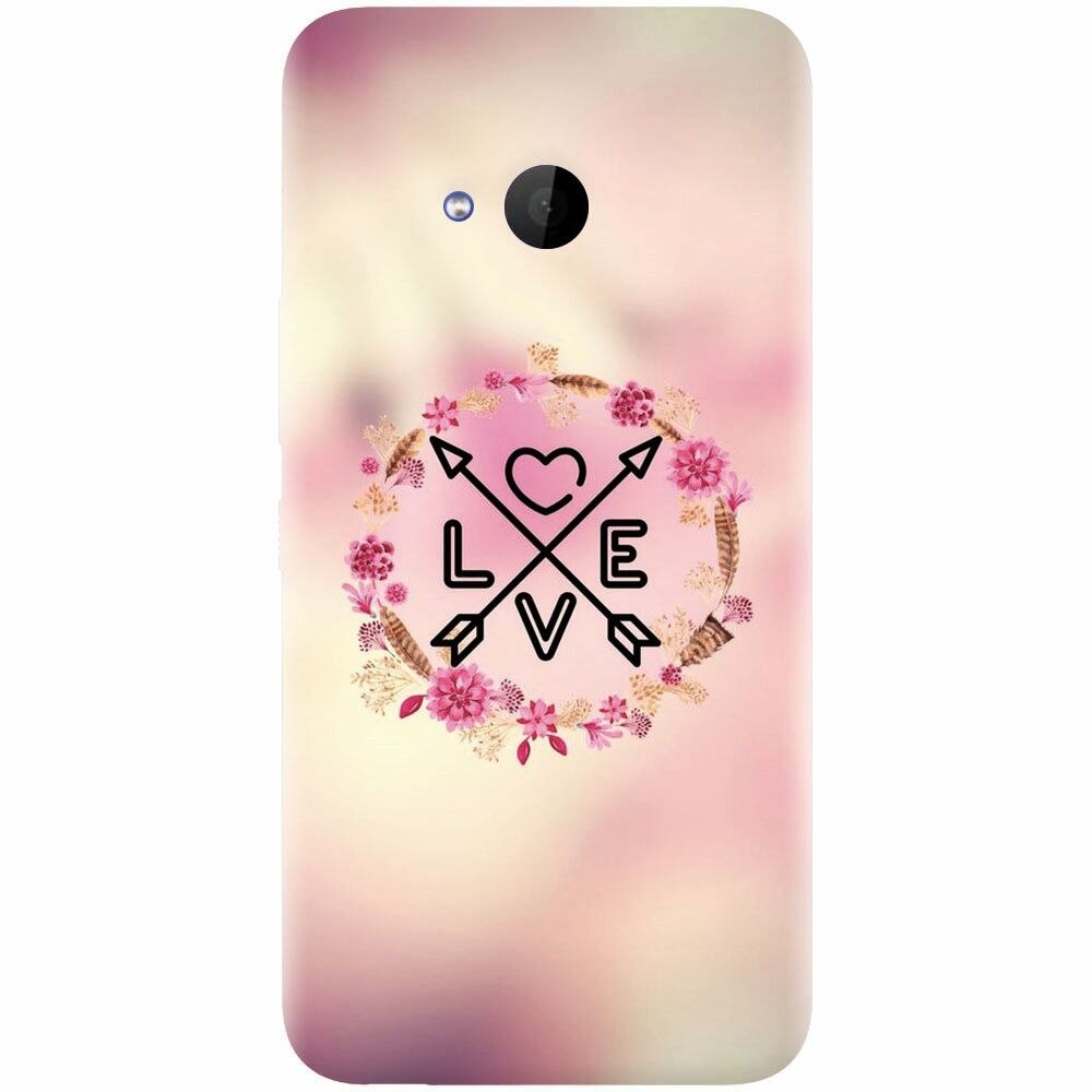 Husa silicon pentru Htc U 11 Life, Love Arrow