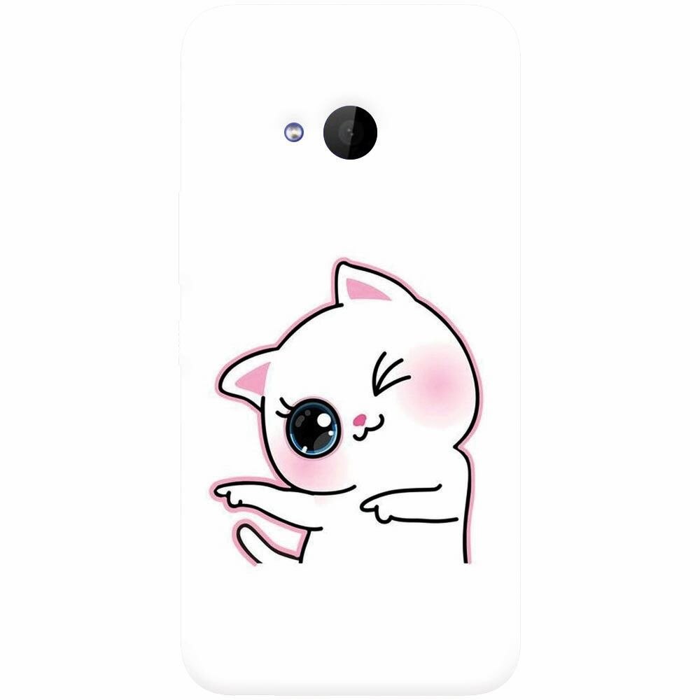 Husa silicon pentru Htc U 11 Life, Cute Kitty