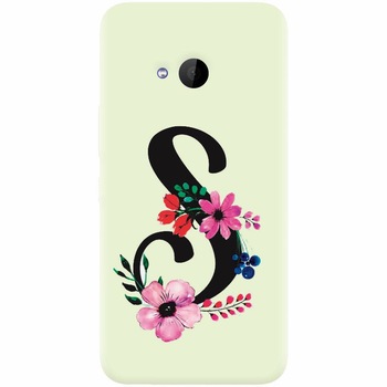 Husa silicon pentru Htc U 11 Life, Litera S Husa silicon pentru Htc U 11 Life, Litera S