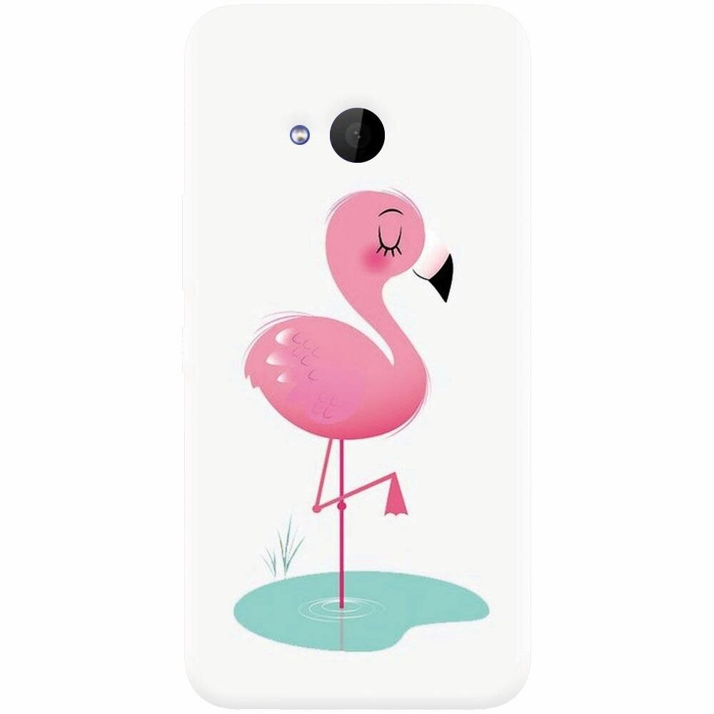 Husa silicon pentru Htc U 11 Life, Flamingo Pink