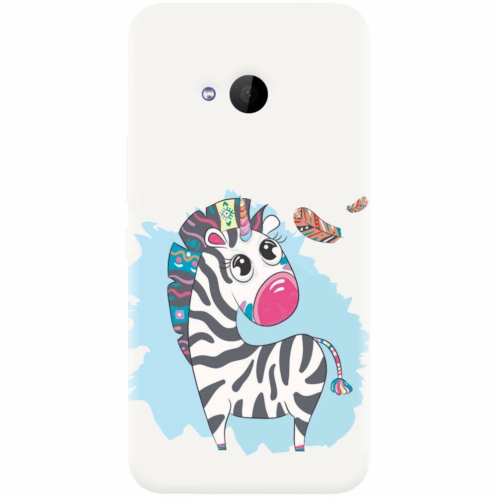 Husa silicon pentru Htc U 11 Life, Zebra