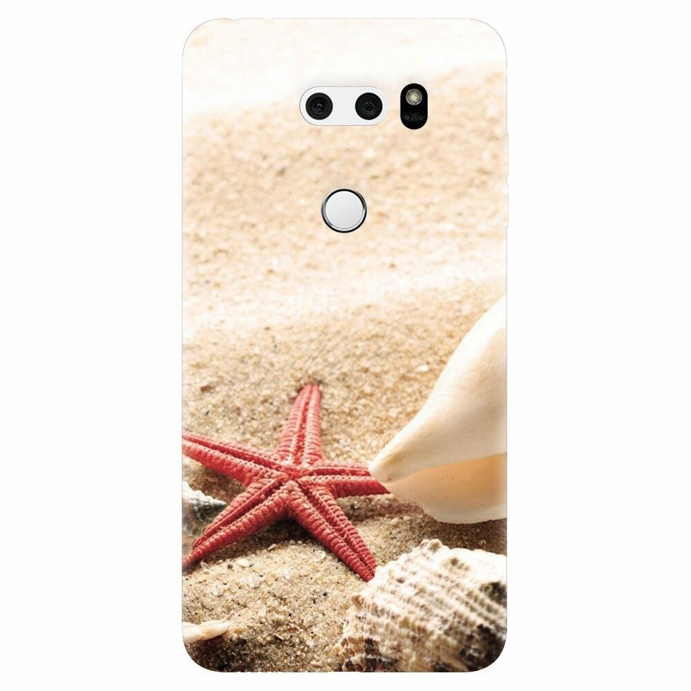 Husa silicon pentru Lg V30, Beach Shells And Starfish