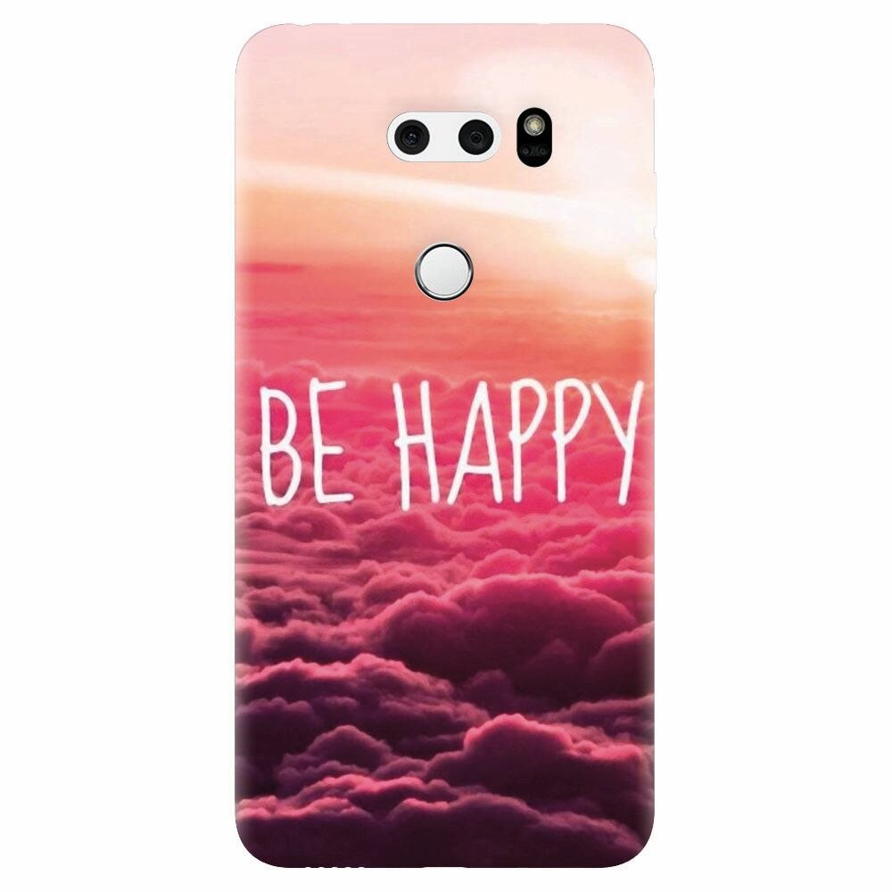Husa silicon pentru Lg V30, Be Happy Puffy Clouds