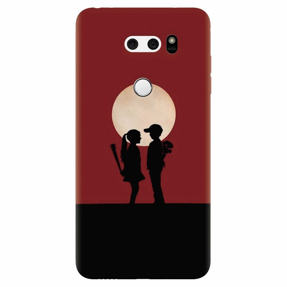 Husa silicon pentru Lg V30, Boy Girl Love Story