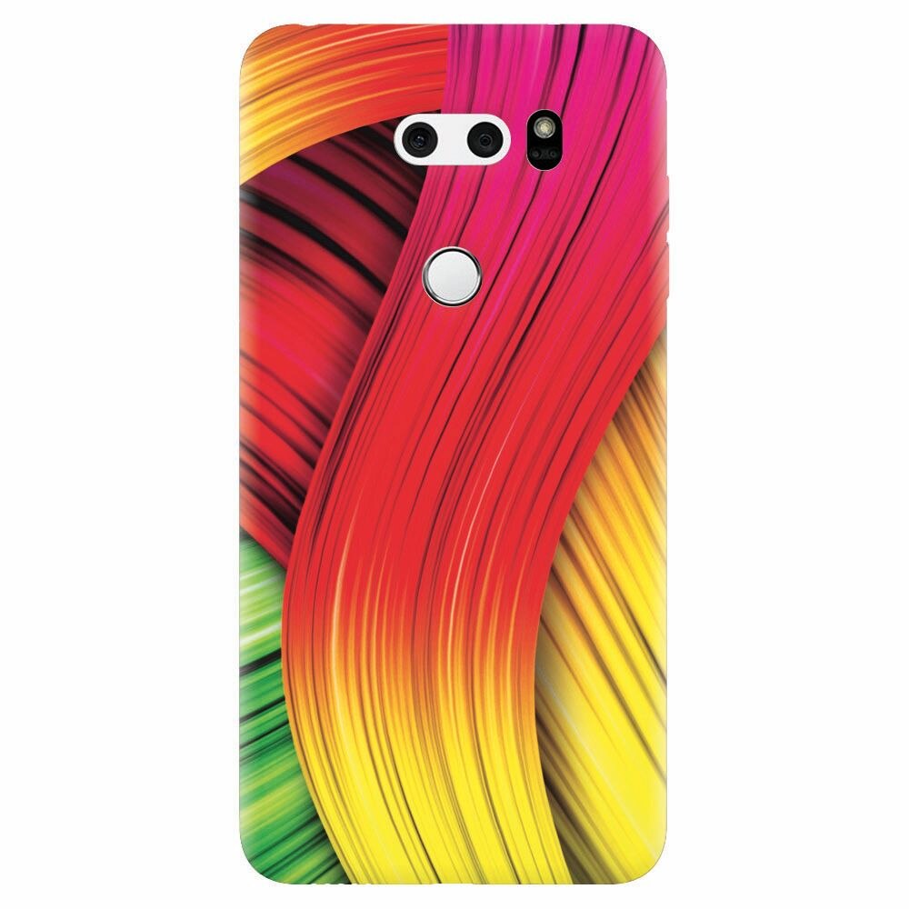 Husa silicon pentru Lg V30, Colorful Abstract