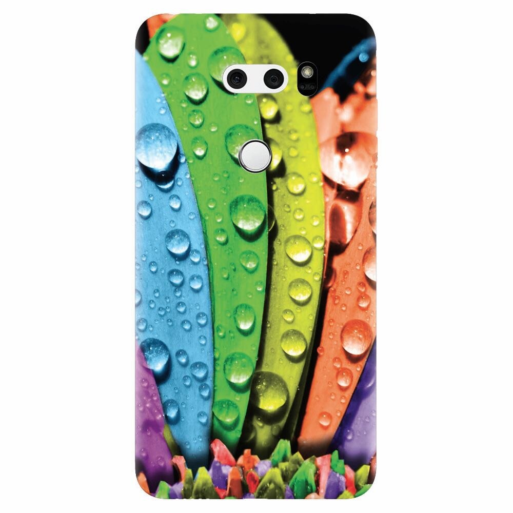 Husa silicon pentru Lg V30, Colorful Daisy Petals
