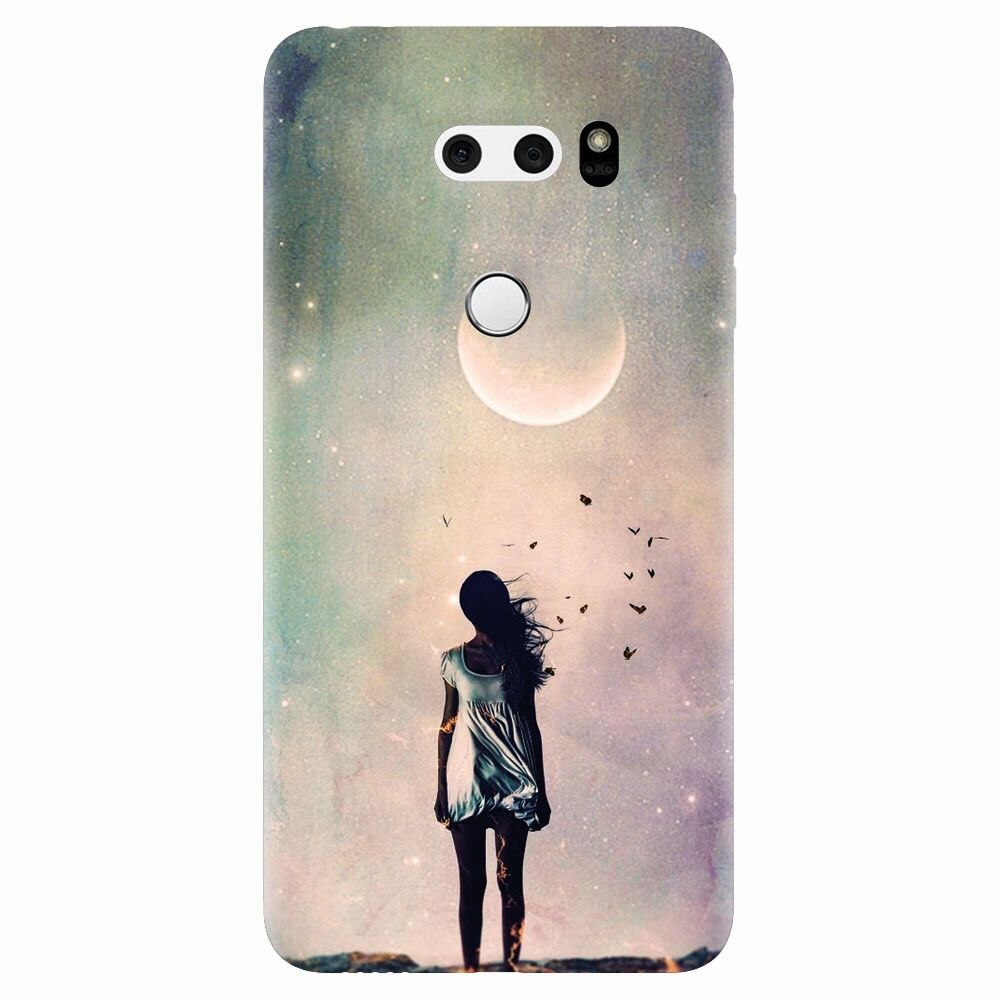 Husa silicon pentru Lg V30, Alone Woman Cgi Hd K