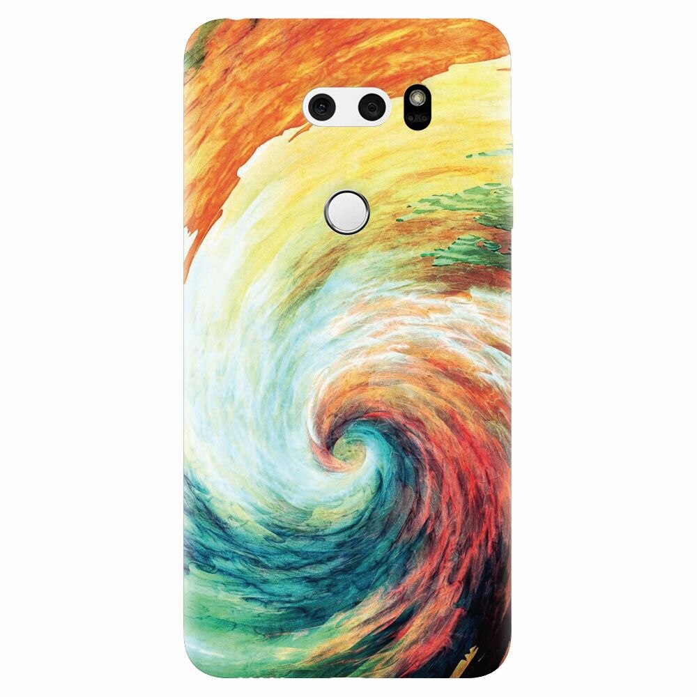 Husa silicon pentru Lg V30, Big Wave Painting