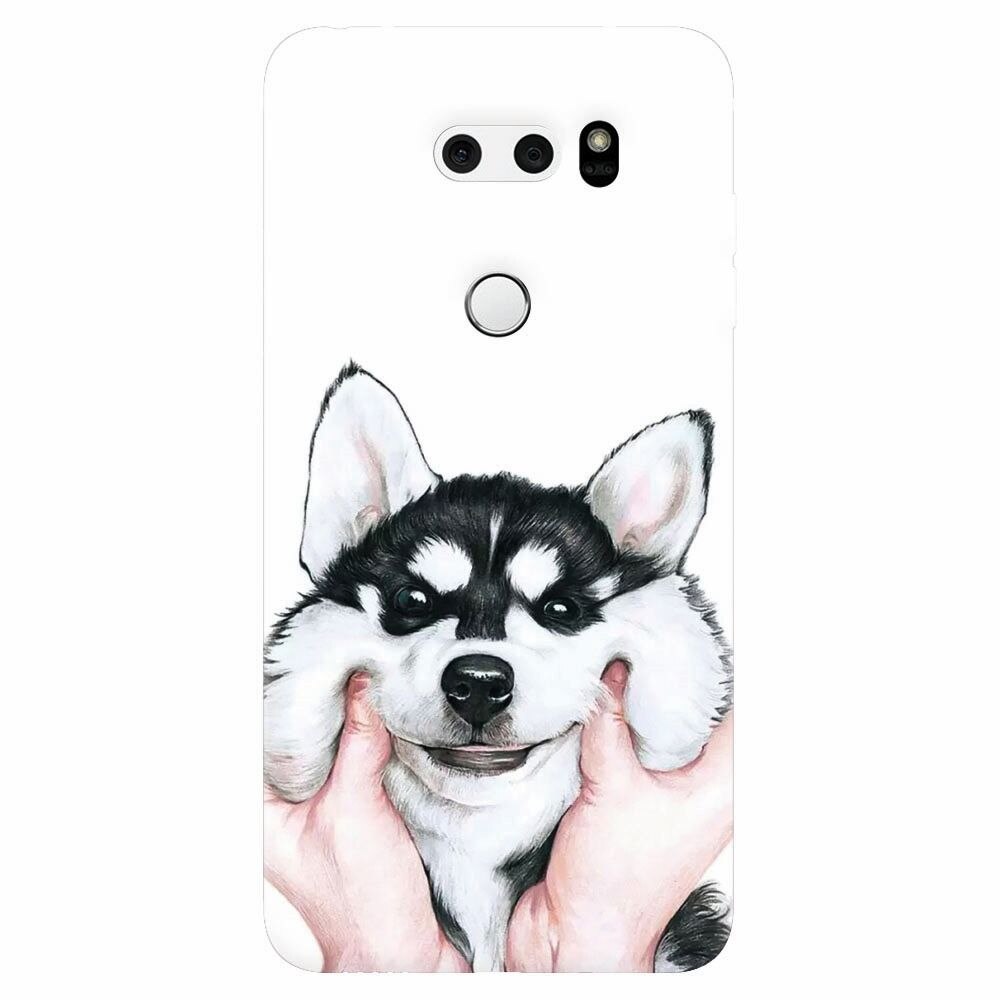 Husa silicon pentru Lg V30, Cute Dog 1