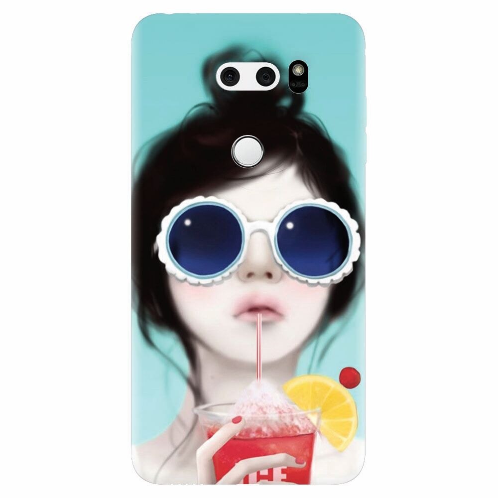 Husa silicon pentru Lg V30, Cute Girly 001