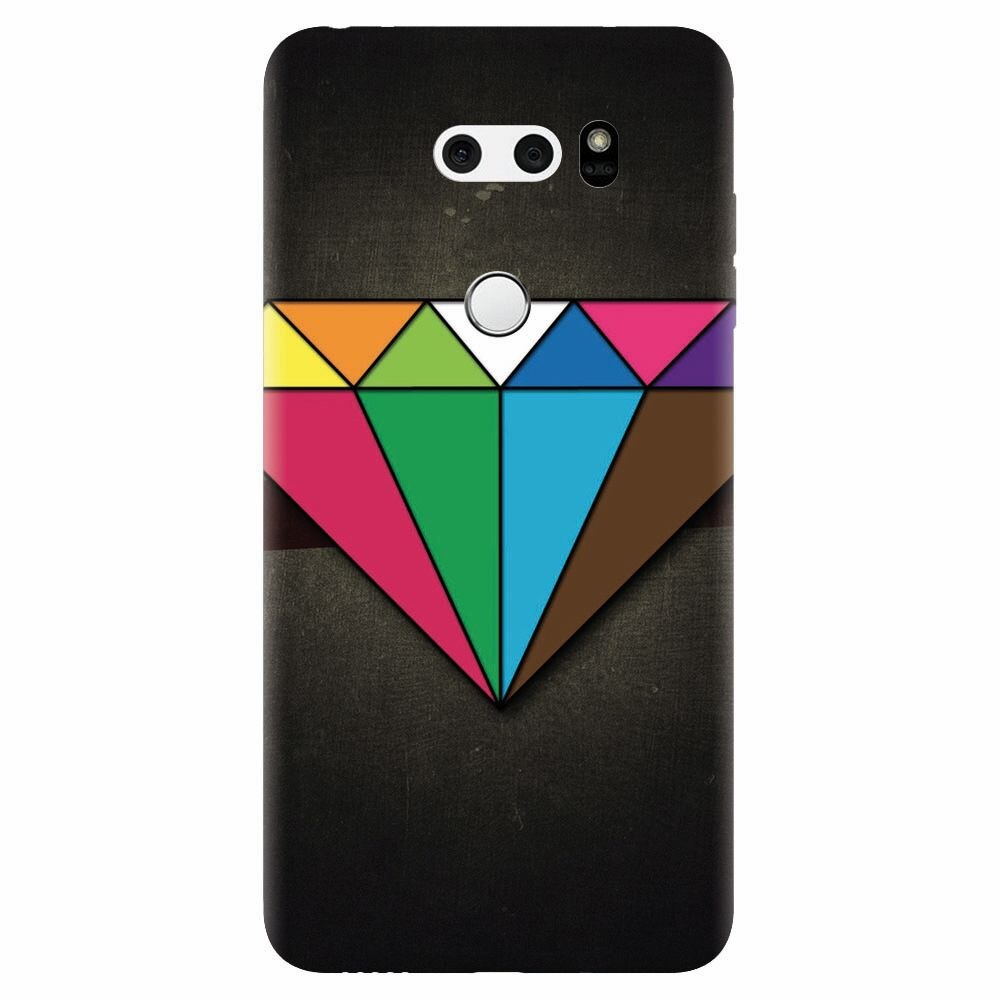 Husa silicon pentru Lg V30, Colorful Diamond