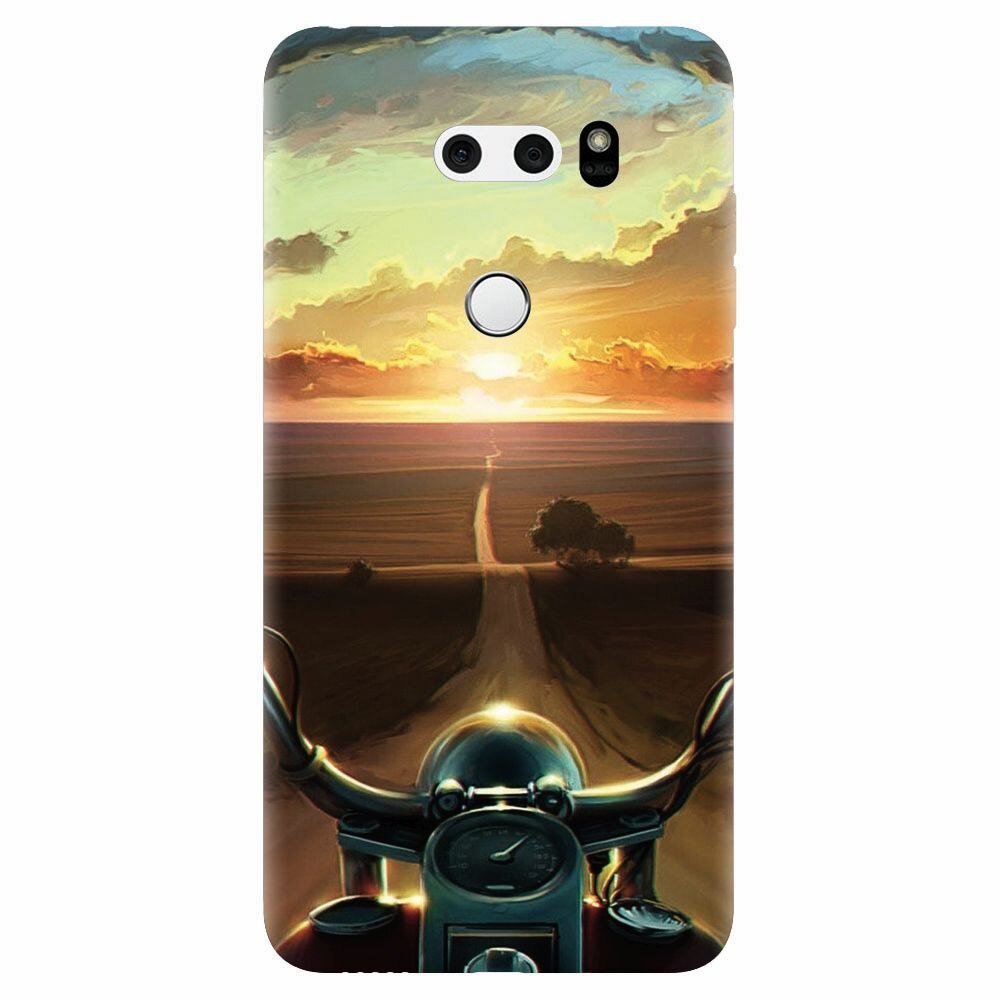 Husa silicon pentru Lg V30, Country Road