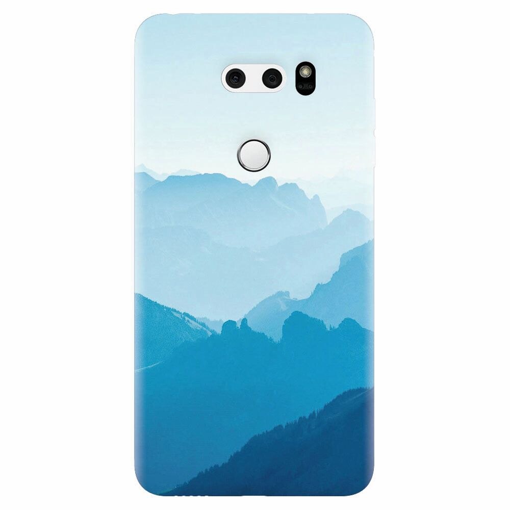 Husa silicon pentru Lg V30, Blue Mountain Crests