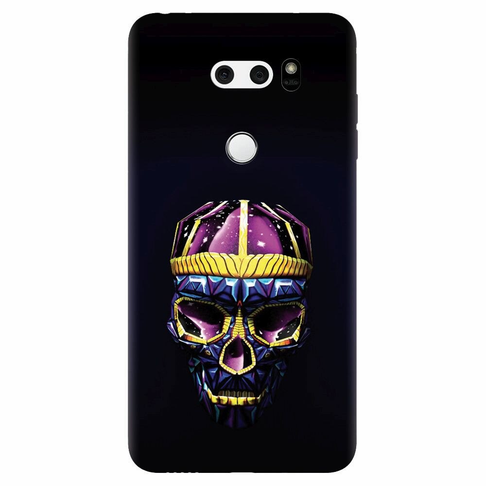 Husa silicon pentru Lg V30, Colorfull Skull
