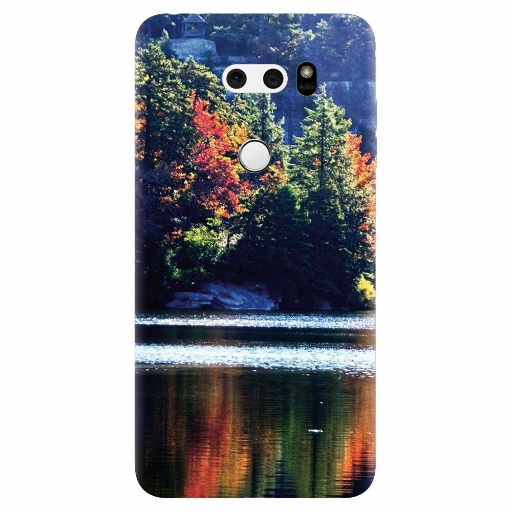 Husa silicon pentru Lg V30, Lake Minnewaska Autumn