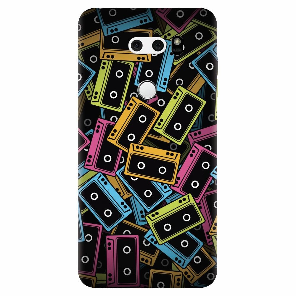 Husa silicon pentru Lg V30, Audio Cassette Color Vector