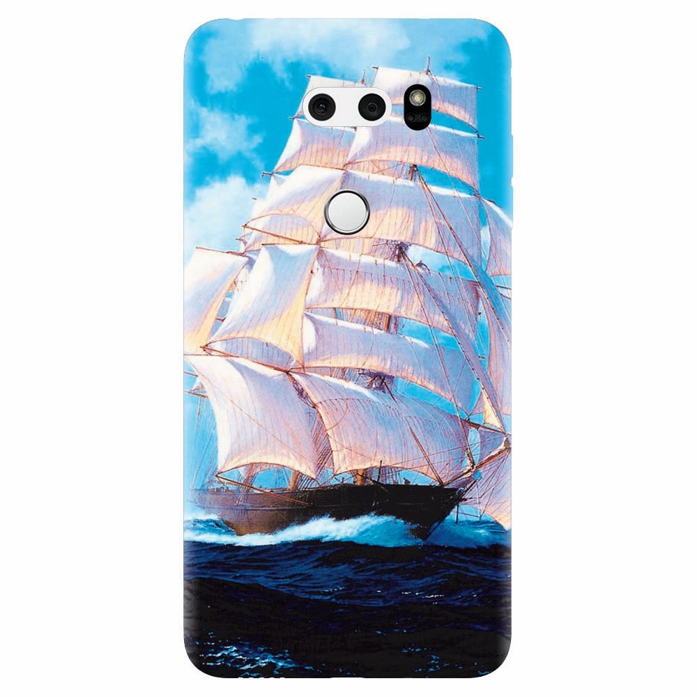 Husa silicon pentru Lg V30, Attractive Art Of Ships