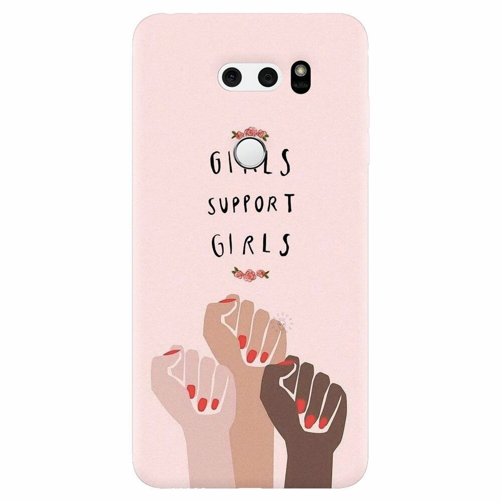 Husa silicon pentru Lg V30, Girls Supportgirls