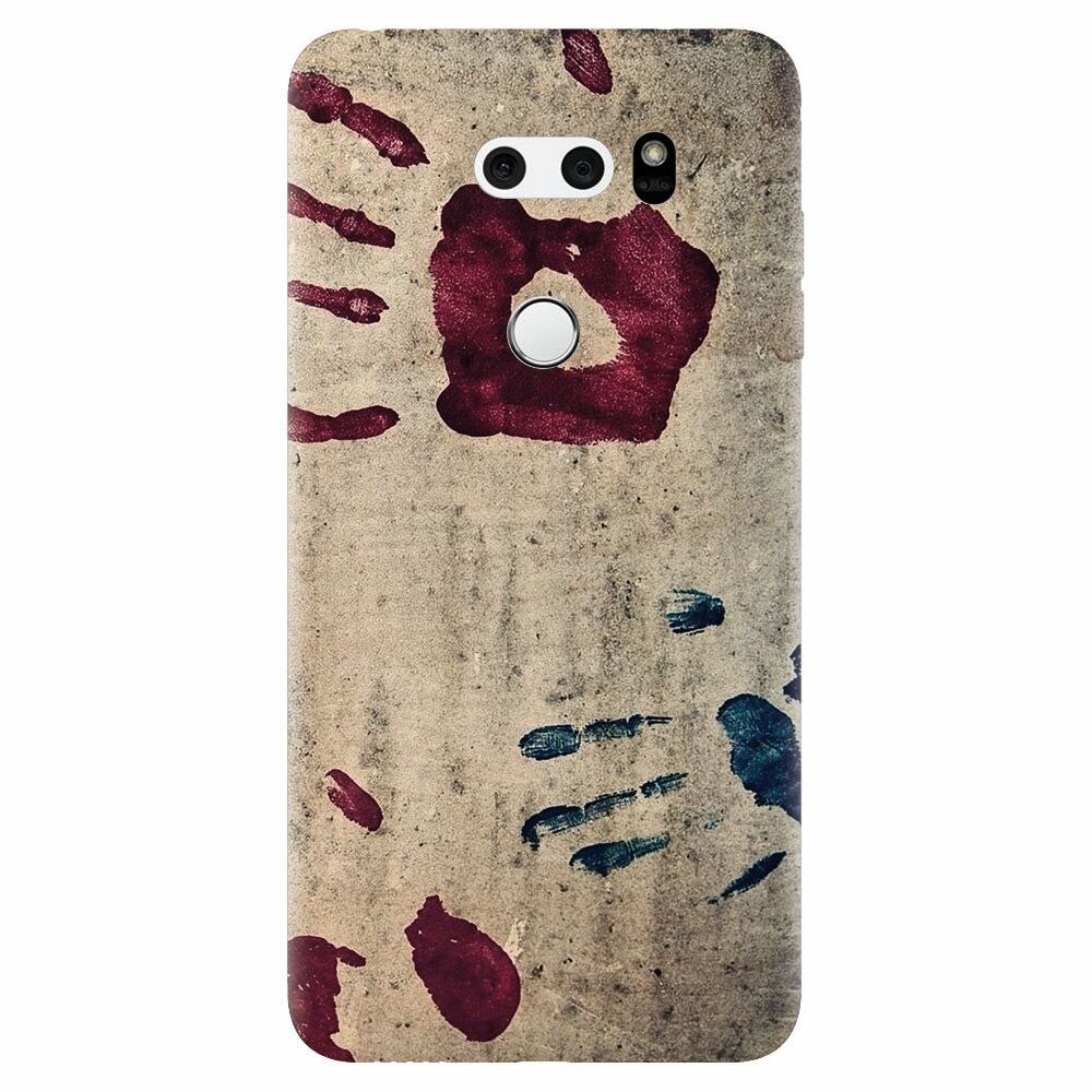 Husa silicon pentru Lg V30, Handprints