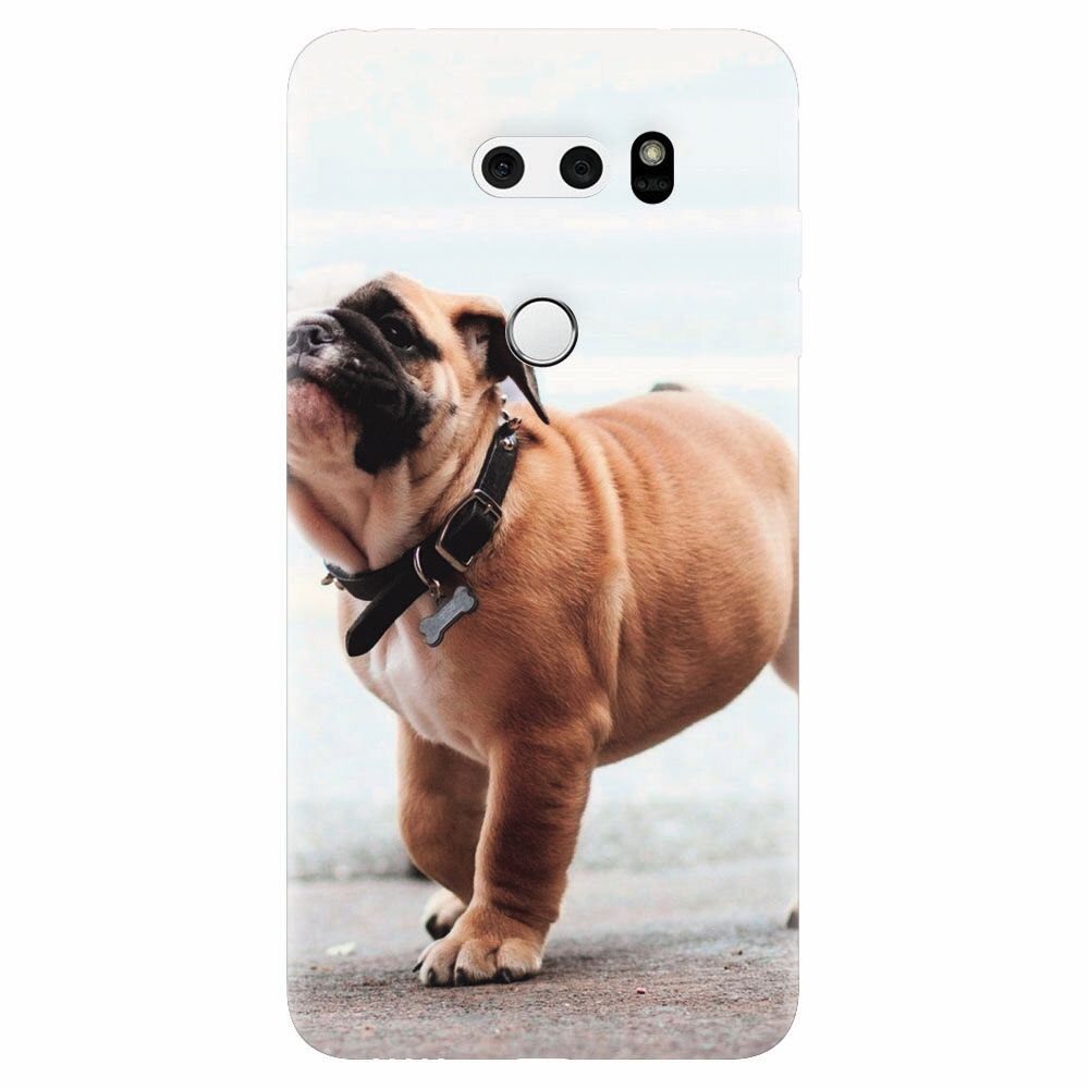 Husa silicon pentru Lg V30, Little Dog Puppy Animal