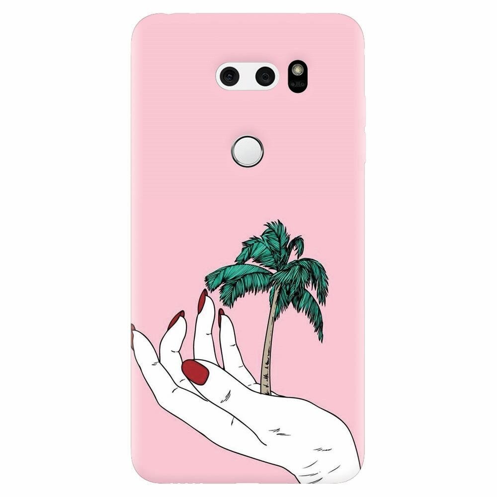 Husa silicon pentru Lg V30, Palm Tree