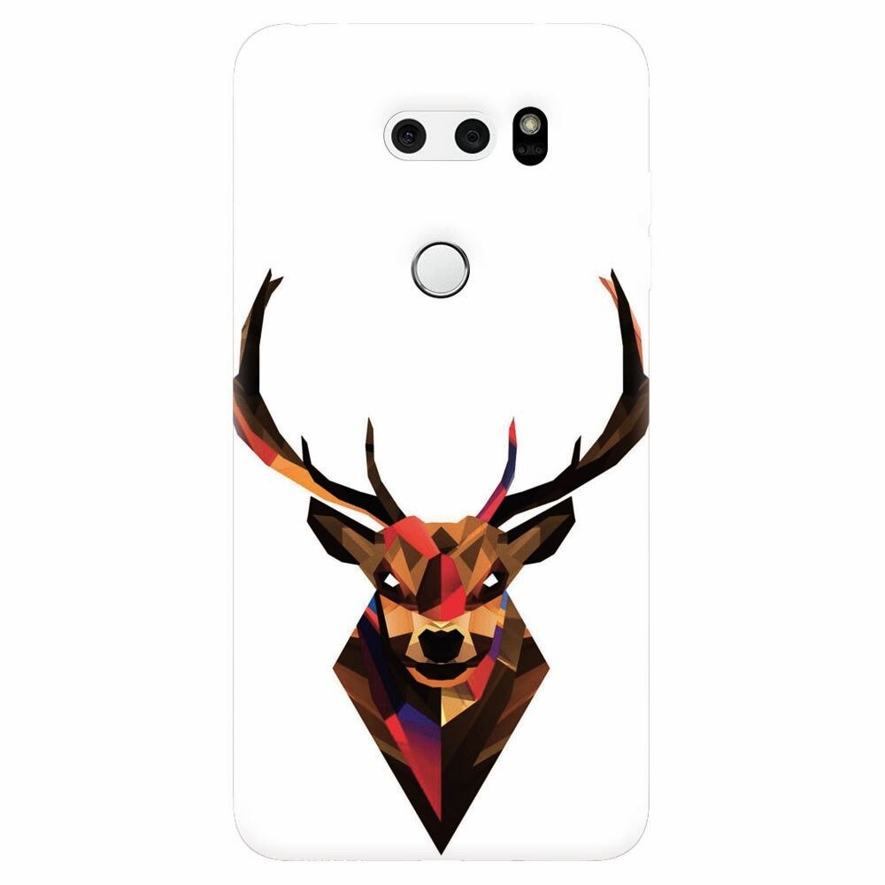 Husa silicon pentru Lg V30, Geometric Tibetan Antelope