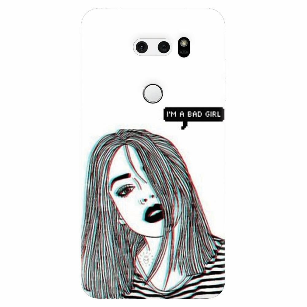 Husa silicon pentru Lg V30, Im A Bad Girl