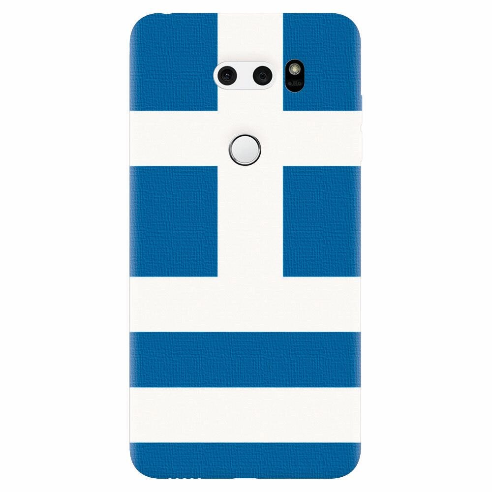 Husa silicon pentru Lg V30, Greece Flag