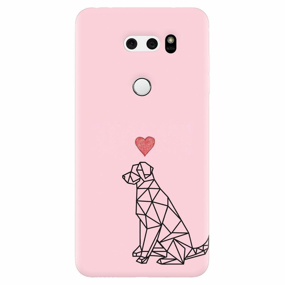 Husa silicon pentru Lg V30, Love Dog