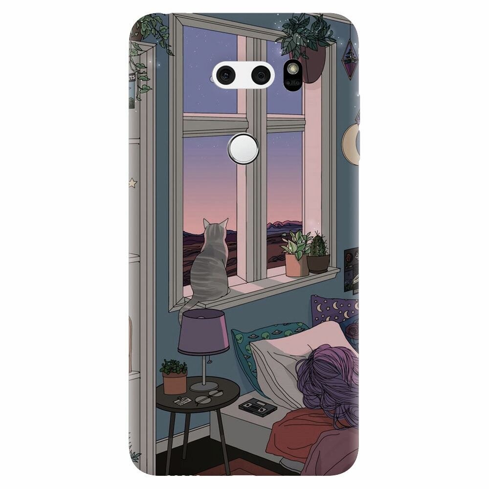 Husa silicon pentru Lg V30, Girl Room