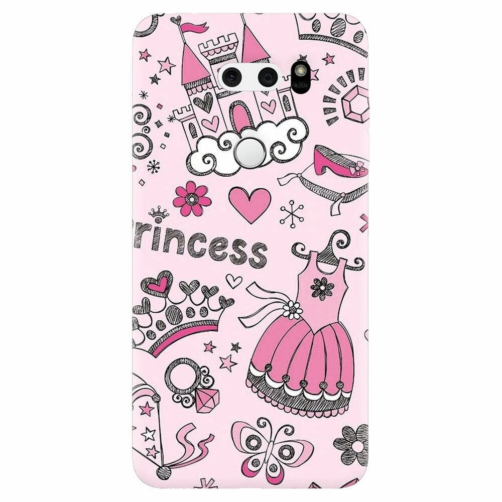 Husa silicon pentru Lg V30, Princess