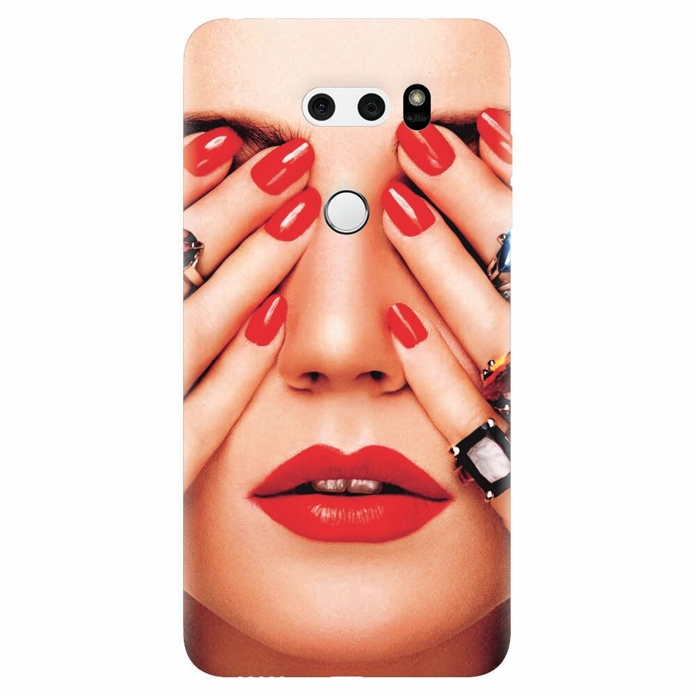 Husa silicon pentru Lg V30, Rings On All Fingers