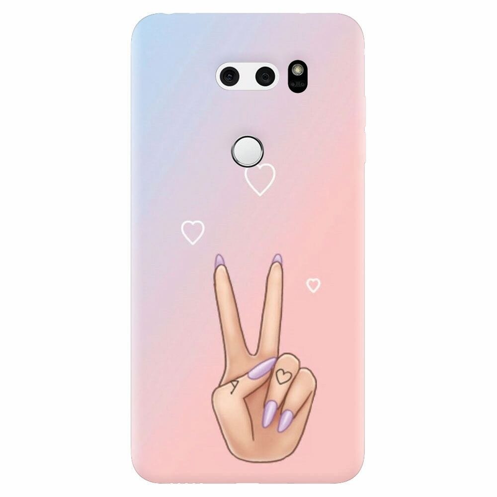 Husa silicon pentru Lg V30, Victory Love