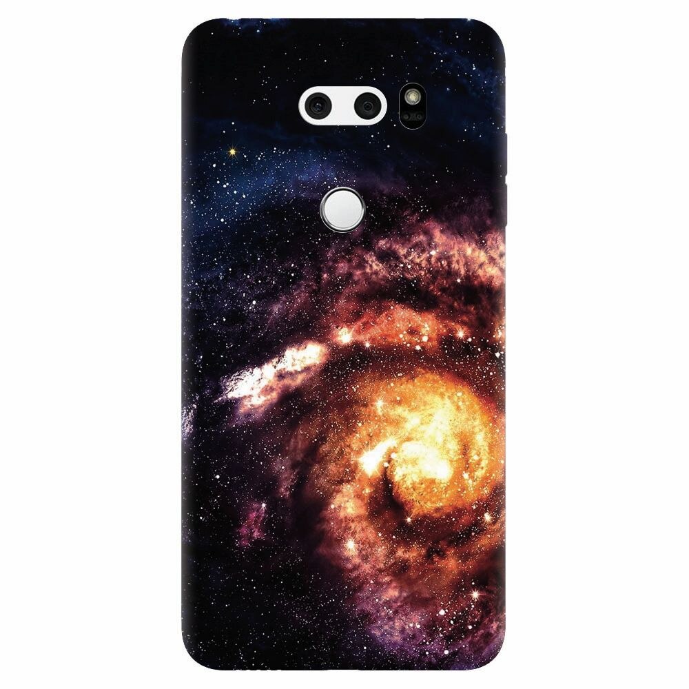 Husa silicon pentru Lg V30, Spiral Galaxy Illustration