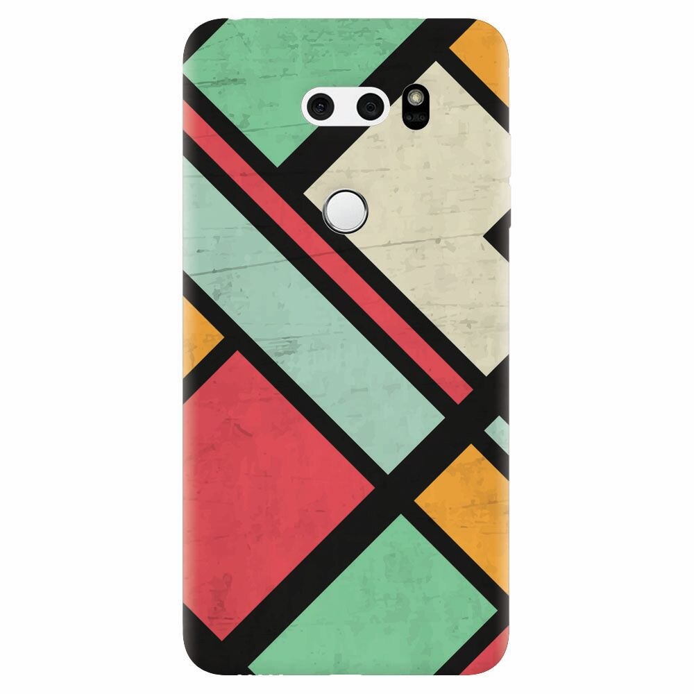 Husa silicon pentru Lg V30, Retro Grunge