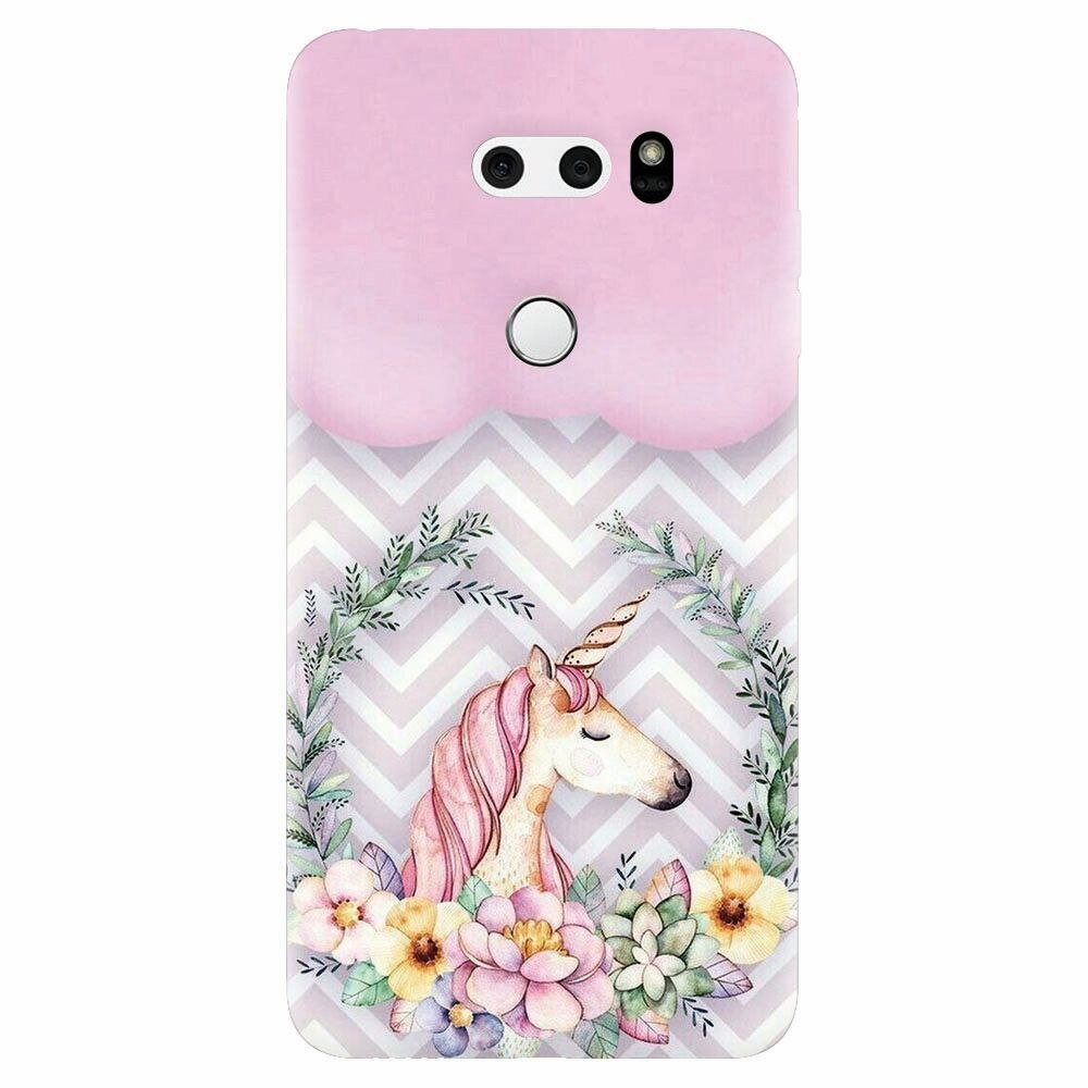 Husa silicon pentru Lg V30, Aesthetic Unicorn
