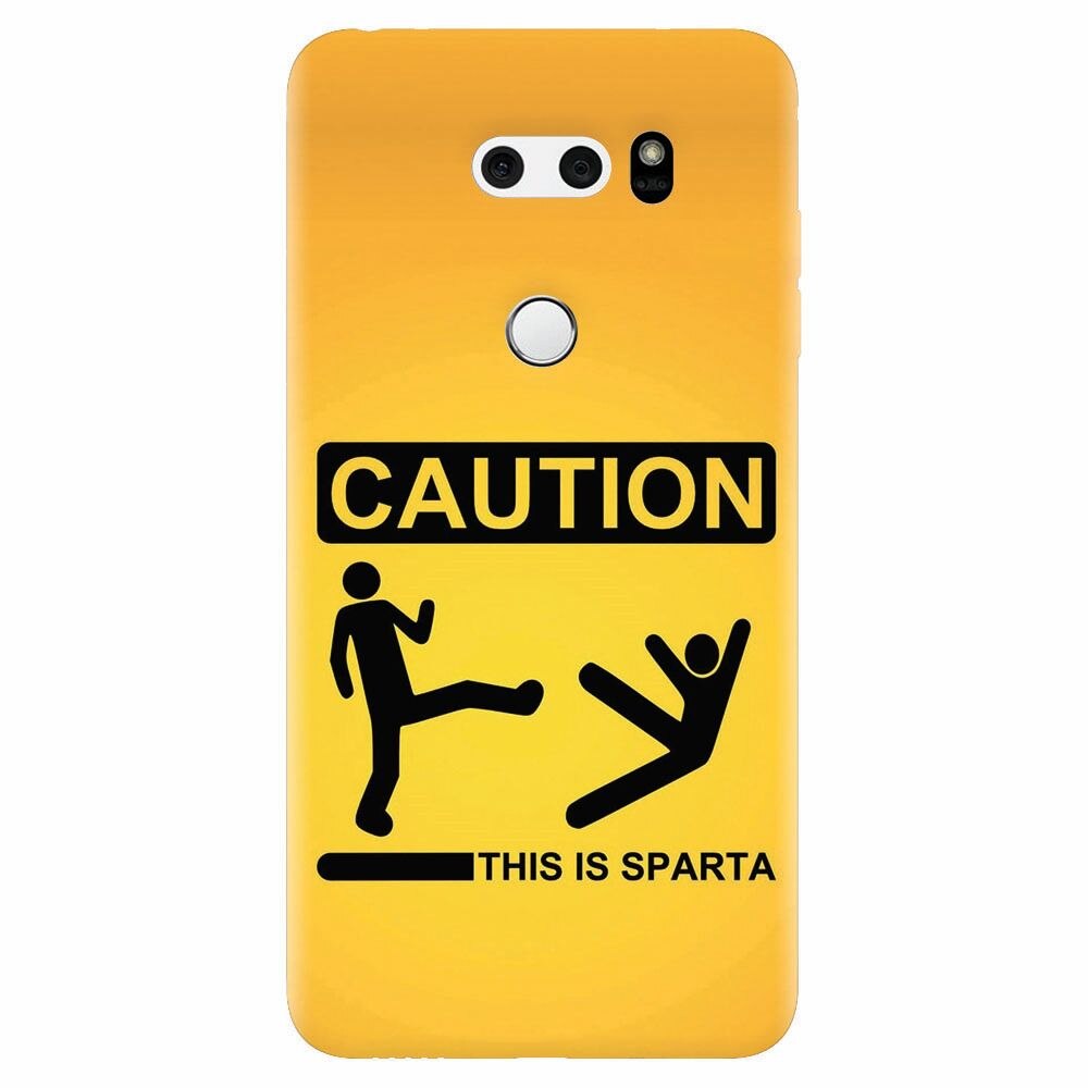 Husa silicon pentru Lg V30, This Is Sparta Funny Illustration