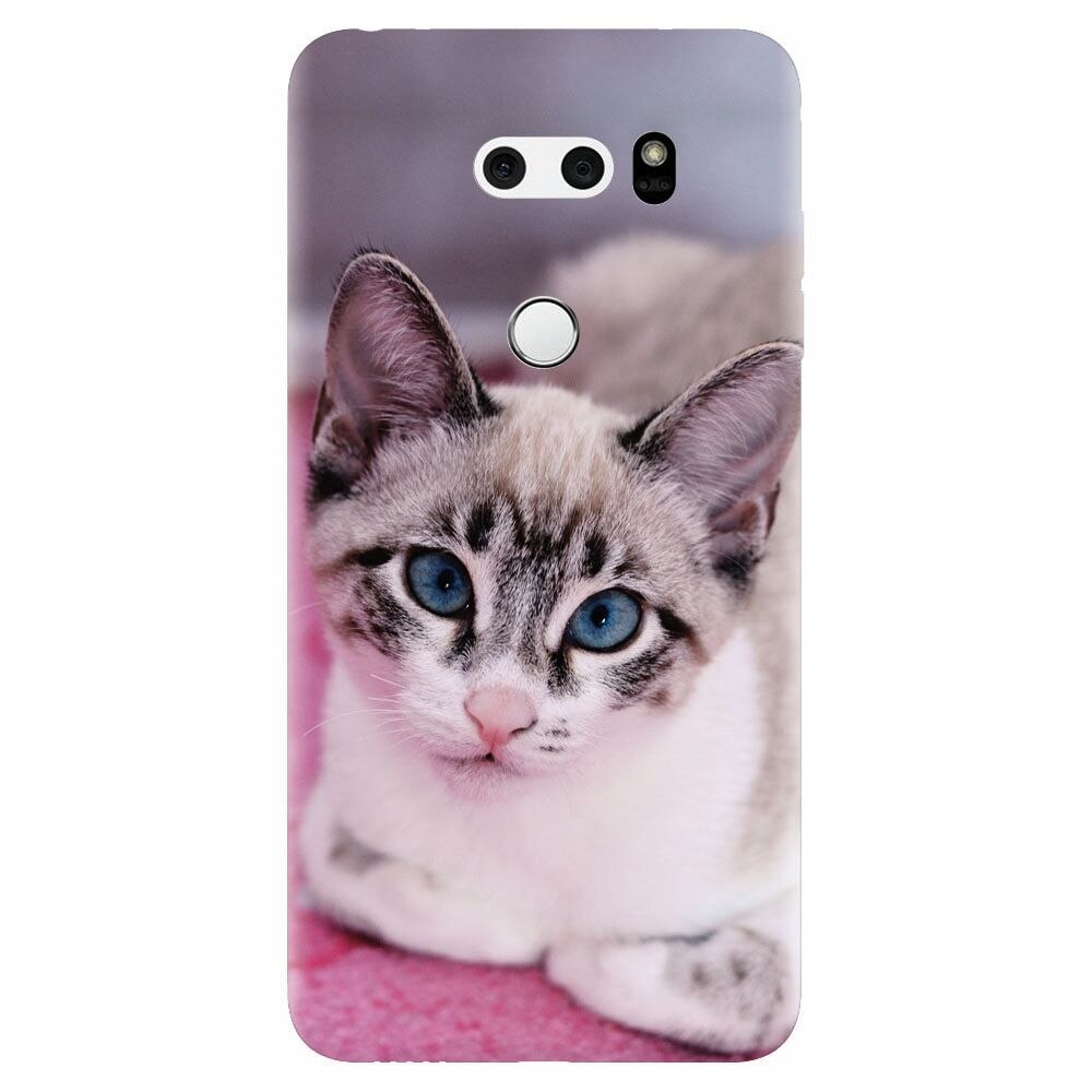 Husa silicon pentru Lg V30, Siamese Kitty