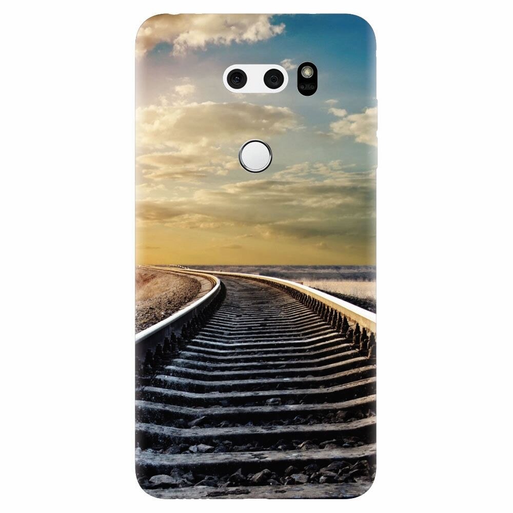 Husa silicon pentru Lg V30, Railroad Horizon