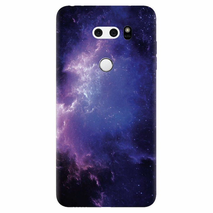 Husa silicon pentru Lg V30, Purple Space Nebula