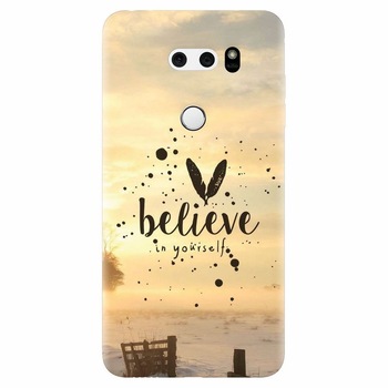 Husa silicon pentru Lg V30, Believe In Yourself Husa silicon pentru Lg V30, Believe In Yourself