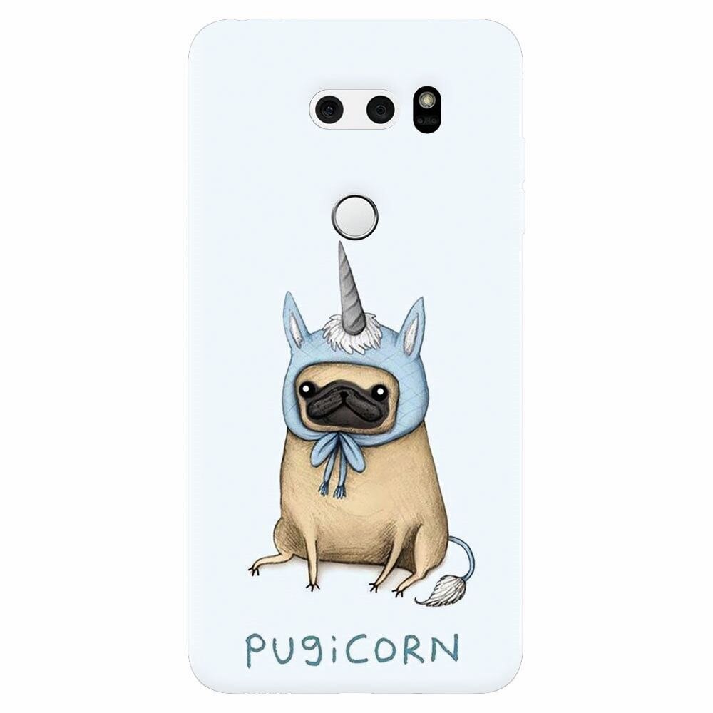 Husa silicon pentru Lg V30, Pugicorn