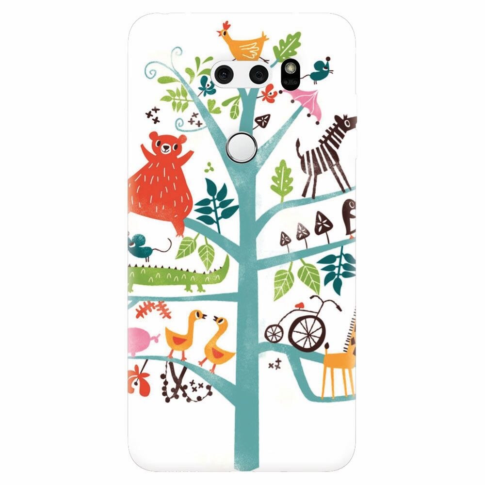 Husa silicon pentru Lg V30, Tree