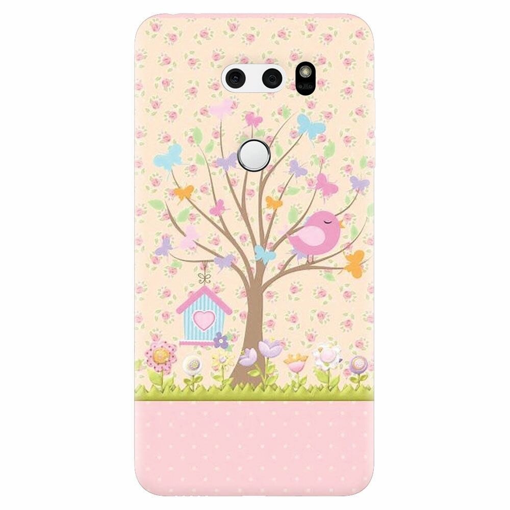 Husa silicon pentru Lg V30, Cute Birdhouse