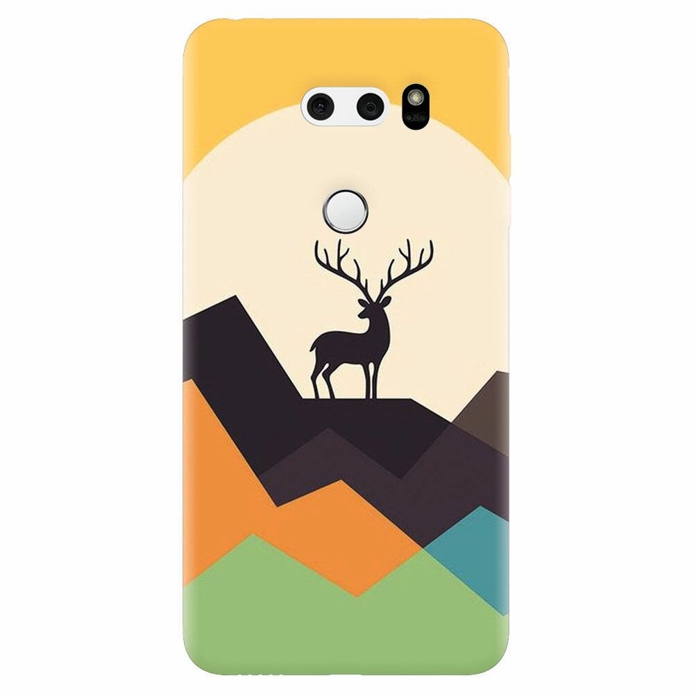 Husa silicon pentru Lg V30, Abstract Deer