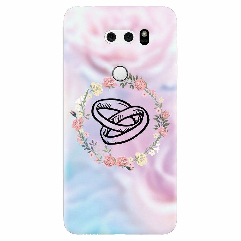 Husa silicon pentru Lg V30, Rings