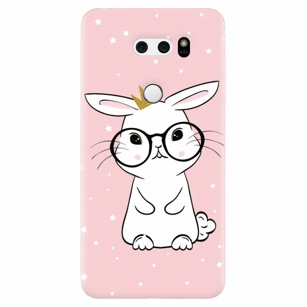 Husa silicon pentru Lg V30, Cute Rabbit