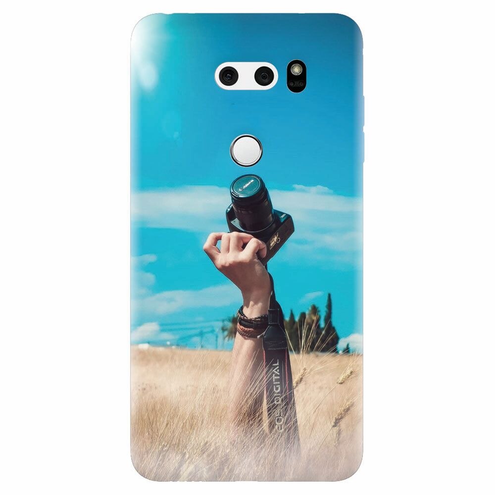 Husa silicon pentru Lg V30, Camera