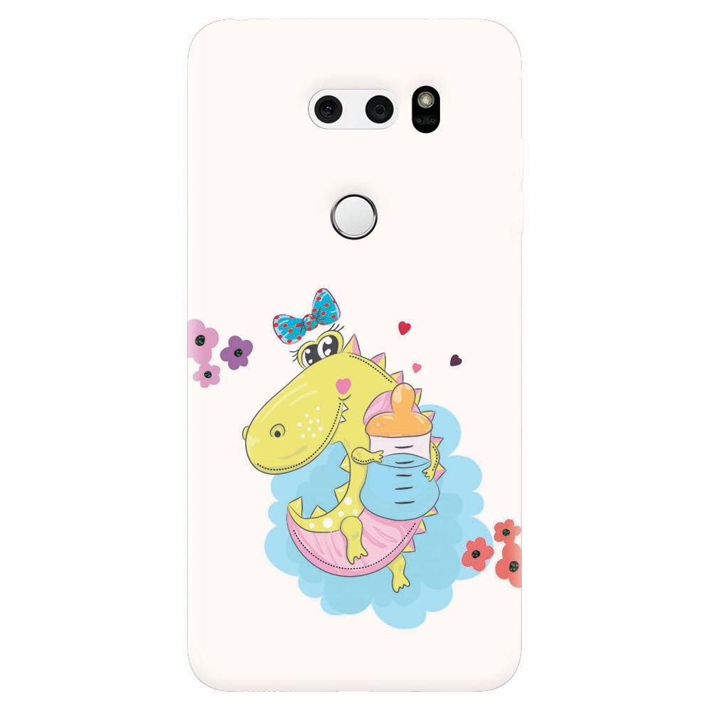 Husa silicon pentru Lg V30, Bebe Crocodil